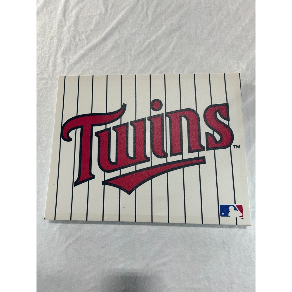 Minnesota Twins MLB Wall Art Canvas Pinstripe Team Logo Room Essentials 14x18
